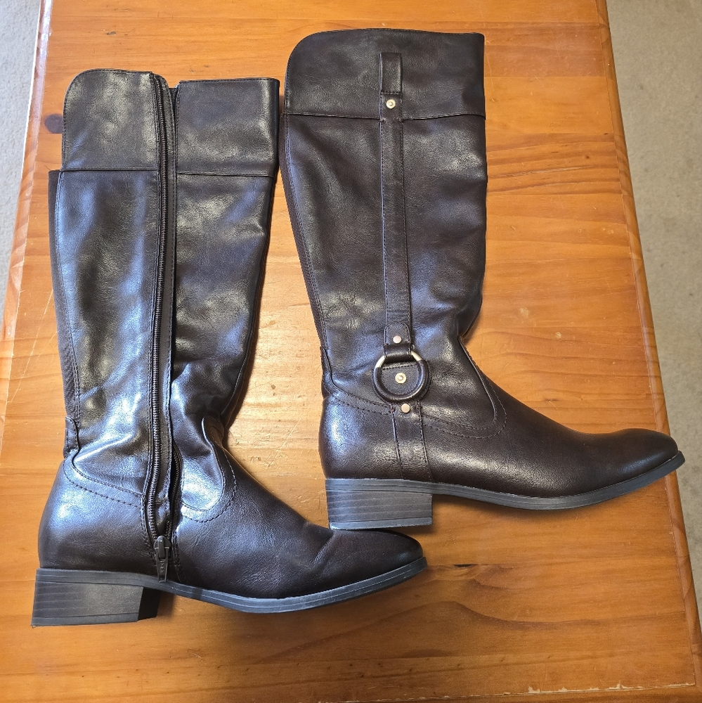 Denver Hayes Dark Brown Leather Boots